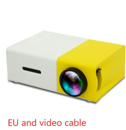 Portable Mini Projector – 3D HD LED Home Theater with HDMI & USB
