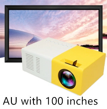 Portable Mini Projector – 3D HD LED Home Theater with HDMI & USB