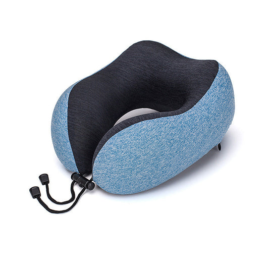 Slow Rebound Memory Foam Travel Pillow – U-Shaped Neck Support