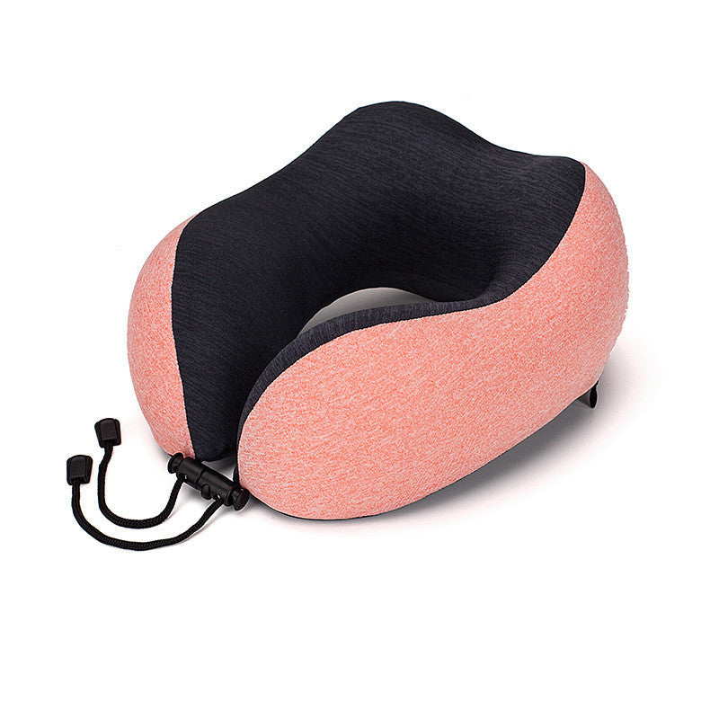 Slow Rebound Memory Foam Travel Pillow – U-Shaped Neck Support