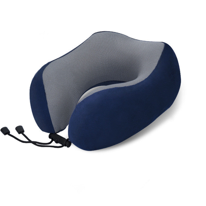 Slow Rebound Memory Foam Travel Pillow – U-Shaped Neck Support