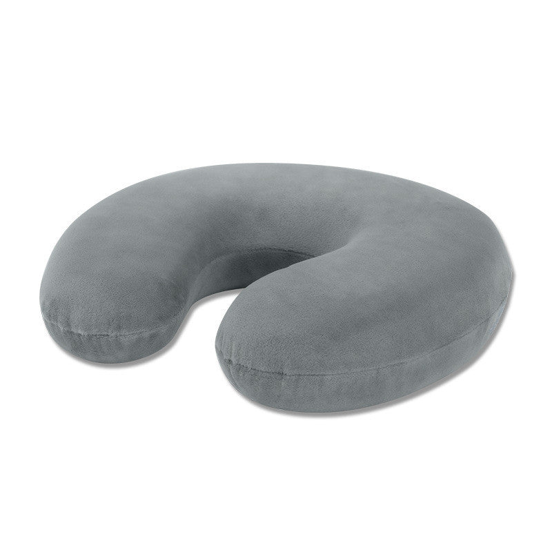 Slow Rebound Memory Foam Travel Pillow – U-Shaped Neck Support