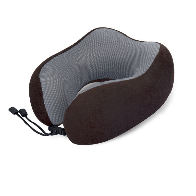 Slow Rebound Memory Foam Travel Pillow – U-Shaped Neck Support