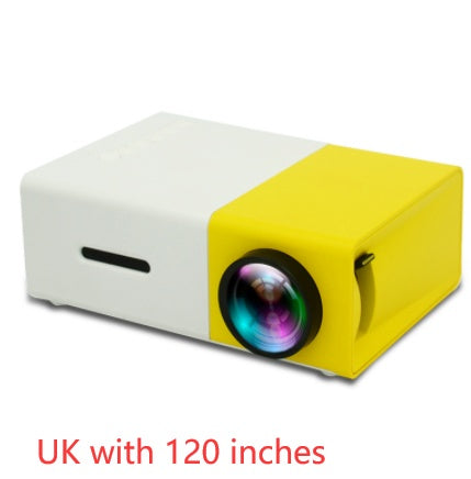 Portable Mini Projector – 3D HD LED Home Theater with HDMI & USB