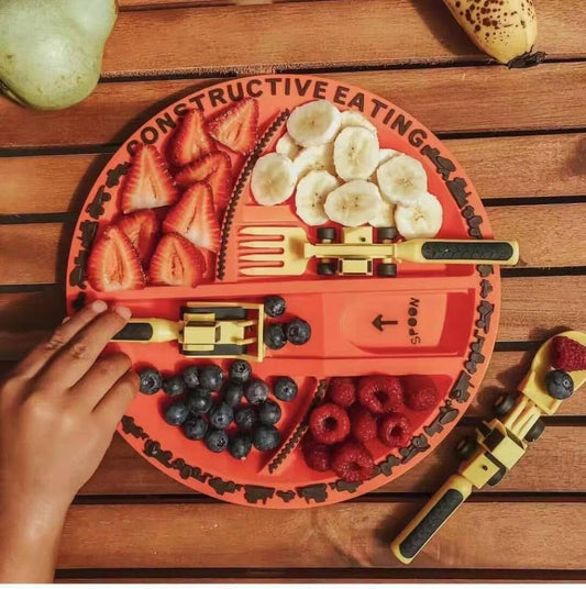Dinneractive Combo Utensil Set – Toddler Feeding & Mealtime Fun