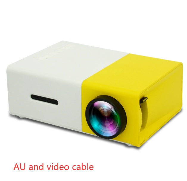 Portable Mini Projector – 3D HD LED Home Theater with HDMI & USB