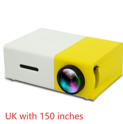 Portable Mini Projector – 3D HD LED Home Theater with HDMI & USB
