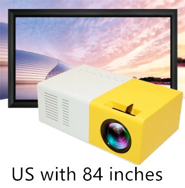 Portable Mini Projector – 3D HD LED Home Theater with HDMI & USB