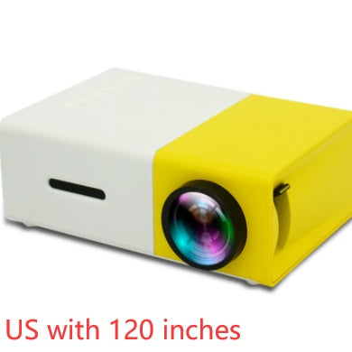 Portable Mini Projector – 3D HD LED Home Theater with HDMI & USB