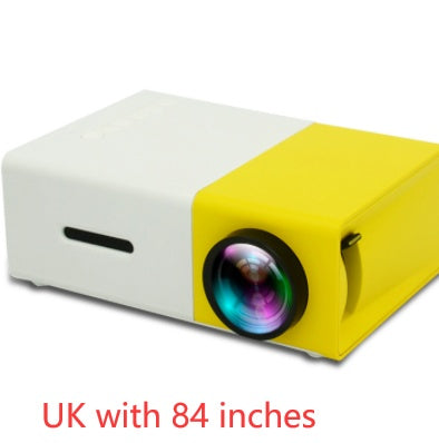 Portable Mini Projector – 3D HD LED Home Theater with HDMI & USB