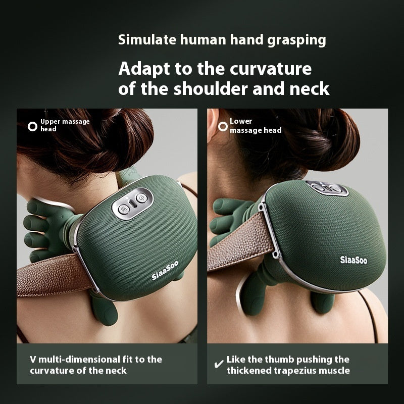 Wireless Electric Neck and Shoulder Massager – Kneading Massage Shawl for Back and Pain Relief