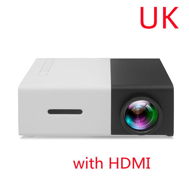 Portable Mini Projector – 3D HD LED Home Theater with HDMI & USB
