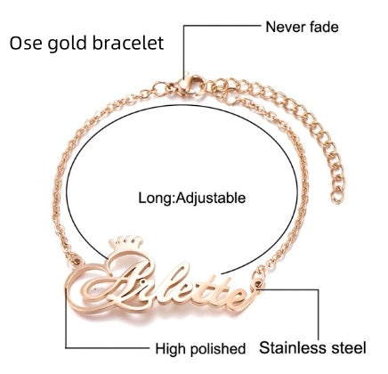 Personalized Jewelry Set – Custom Name Necklace, Ring & Earrings