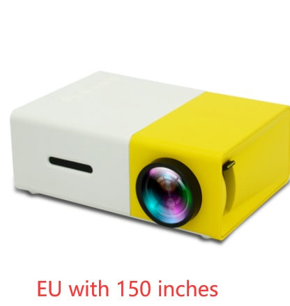 Portable Mini Projector – 3D HD LED Home Theater with HDMI & USB