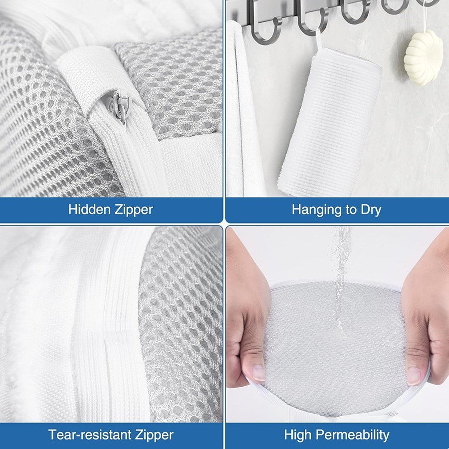 Laundry & Shoe Washing Bag – Anti-Deformation Mesh Organizer