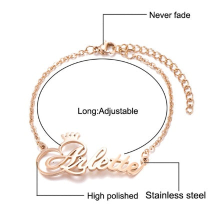 Personalized Jewelry Set – Custom Name Necklace, Ring & Earrings