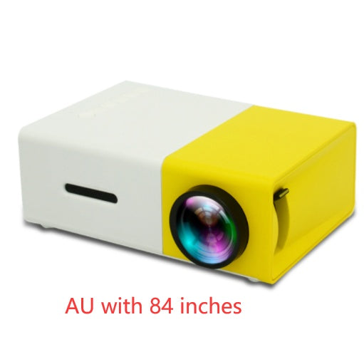 Portable Mini Projector – 3D HD LED Home Theater with HDMI & USB