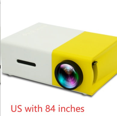 Portable Mini Projector – 3D HD LED Home Theater with HDMI & USB