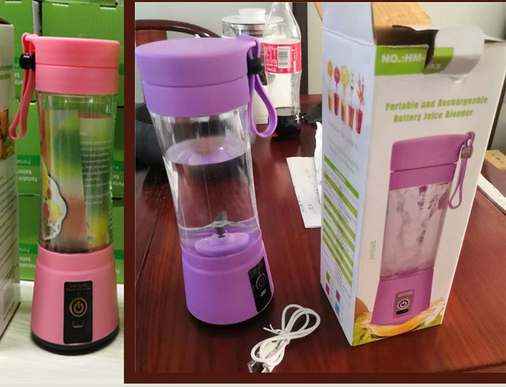 Portable USB Rechargeable Blender – Mini Juicer for Smoothies & Fruit Juices