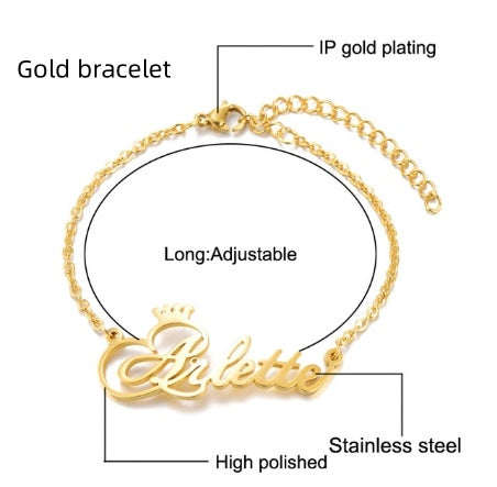 Personalized Jewelry Set – Custom Name Necklace, Ring & Earrings