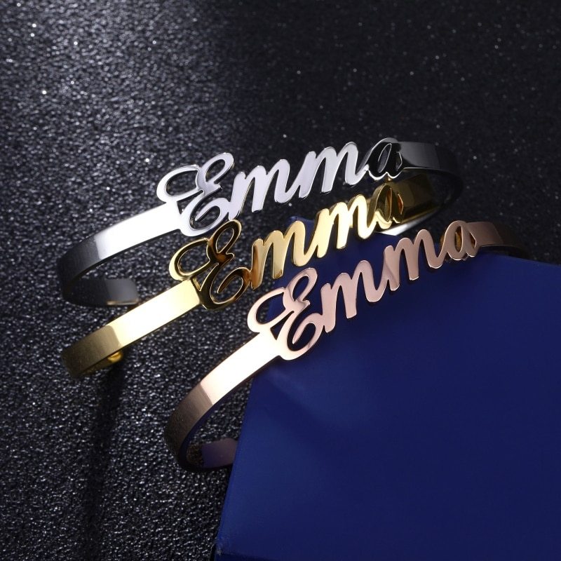 Personalized Jewelry Set – Custom Name Necklace, Ring & Earrings