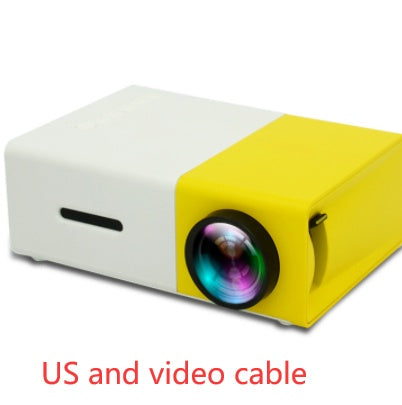 Portable Mini Projector – 3D HD LED Home Theater with HDMI & USB
