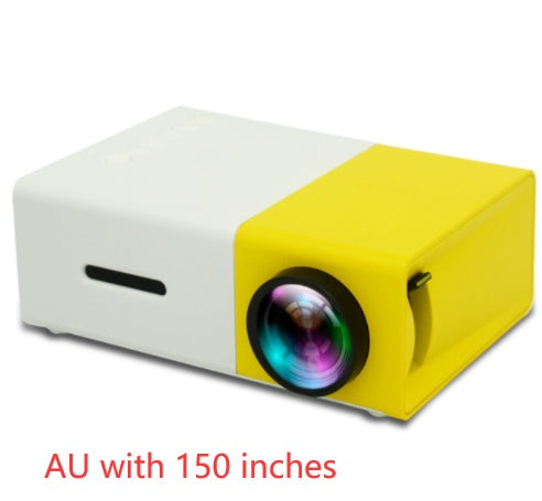Portable Mini Projector – 3D HD LED Home Theater with HDMI & USB