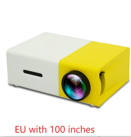 Portable Mini Projector – 3D HD LED Home Theater with HDMI & USB