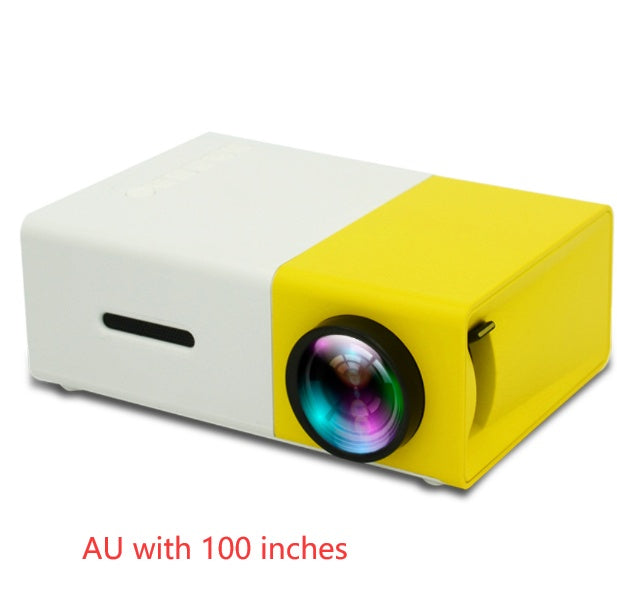 Portable Mini Projector – 3D HD LED Home Theater with HDMI & USB