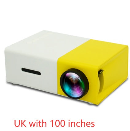 Portable Mini Projector – 3D HD LED Home Theater with HDMI & USB