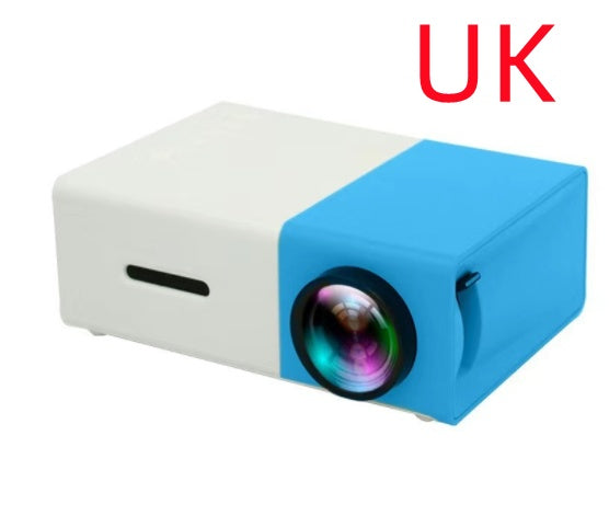Portable Mini Projector – 3D HD LED Home Theater with HDMI & USB