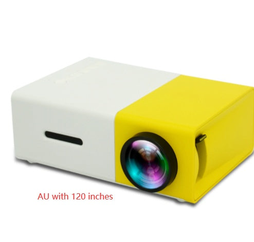 Portable Mini Projector – 3D HD LED Home Theater with HDMI & USB