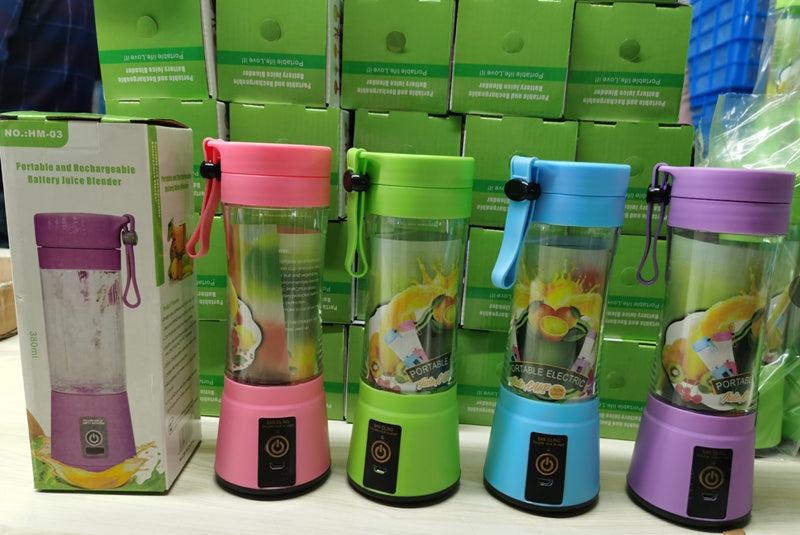 Portable USB Rechargeable Blender – Mini Juicer for Smoothies & Fruit Juices