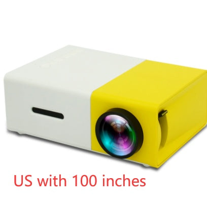 Portable Mini Projector – 3D HD LED Home Theater with HDMI & USB