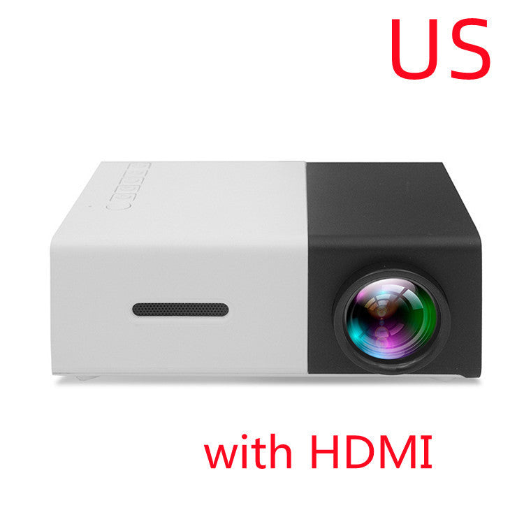 Portable Mini Projector – 3D HD LED Home Theater with HDMI & USB