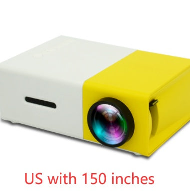 Portable Mini Projector – 3D HD LED Home Theater with HDMI & USB