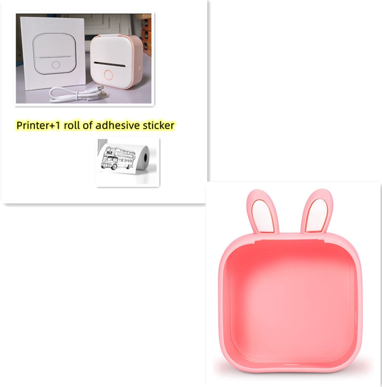 Portable Mini Thermal Label & Photo Printer – Bluetooth-Compatible Pocket Printer