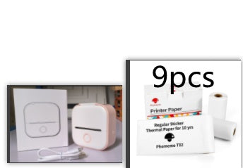 Portable Mini Thermal Label & Photo Printer – Bluetooth-Compatible Pocket Printer