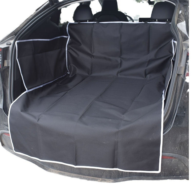 Dog Car Seat Cover – Waterproof Pet Car Mat for Rear Seat & Trunk