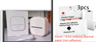 Portable Mini Thermal Label & Photo Printer – Bluetooth-Compatible Pocket Printer