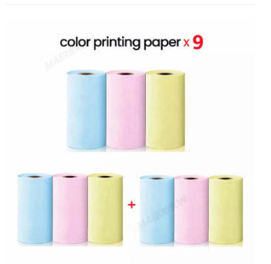Portable Mini Thermal Label & Photo Printer – Bluetooth-Compatible Pocket Printer