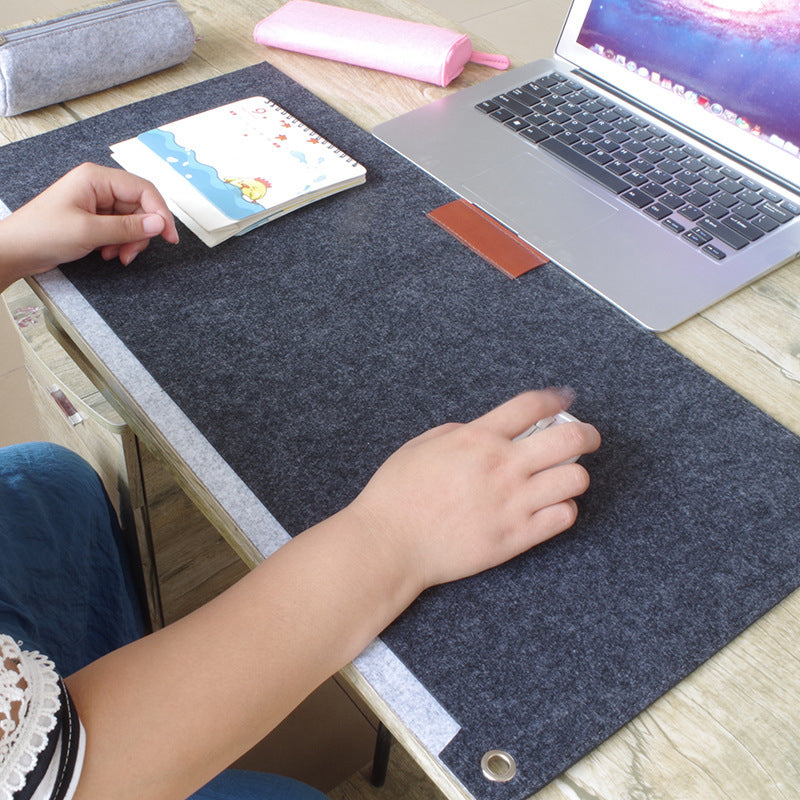 Premium Felt Desk Pad – Non-Slip Desk Mat for Office & Home