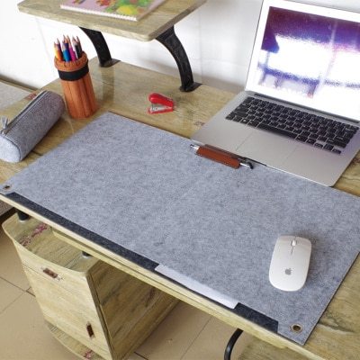 Premium Felt Desk Pad – Non-Slip Desk Mat for Office & Home