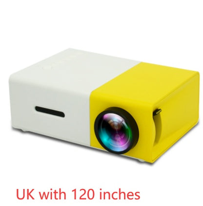 Portable Mini Projector – 3D HD LED Home Theater with HDMI & USB