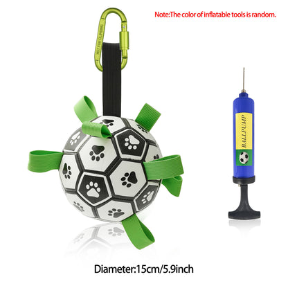 Interactive Dog Soccer Ball – Durable Outdoor Training Toy