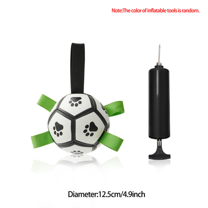 Interactive Dog Soccer Ball – Durable Outdoor Training Toy
