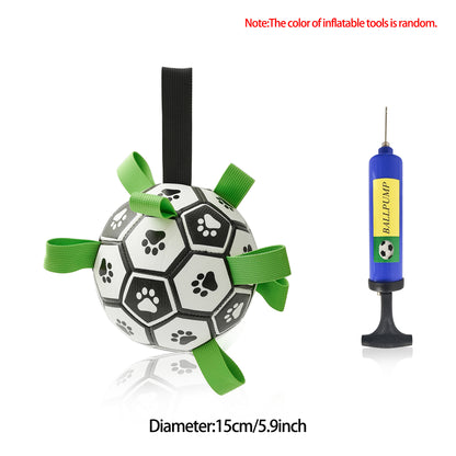 Interactive Dog Soccer Ball – Durable Outdoor Training Toy
