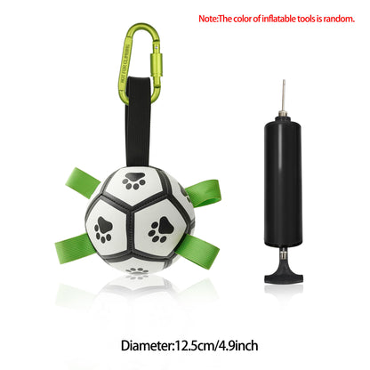 Interactive Dog Soccer Ball – Durable Outdoor Training Toy