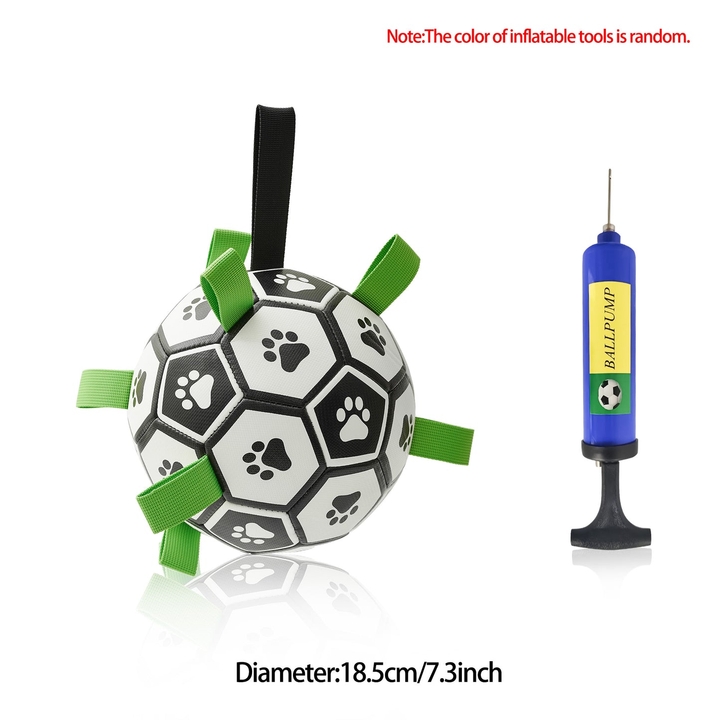 Interactive Dog Soccer Ball – Durable Outdoor Training Toy