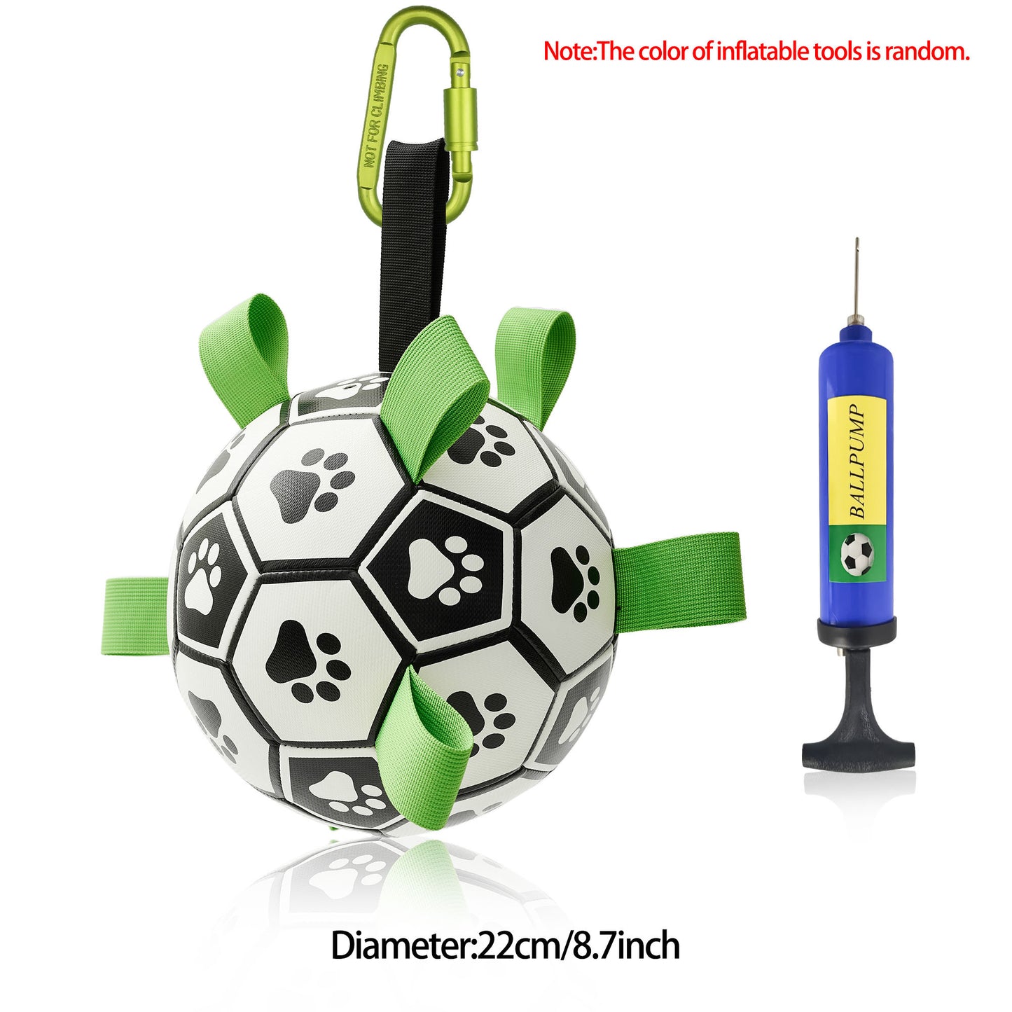Interactive Dog Soccer Ball – Durable Outdoor Training Toy
